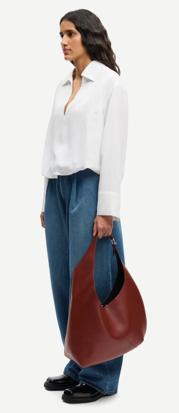 Saharper Pleat Jeans - Fluid Denim