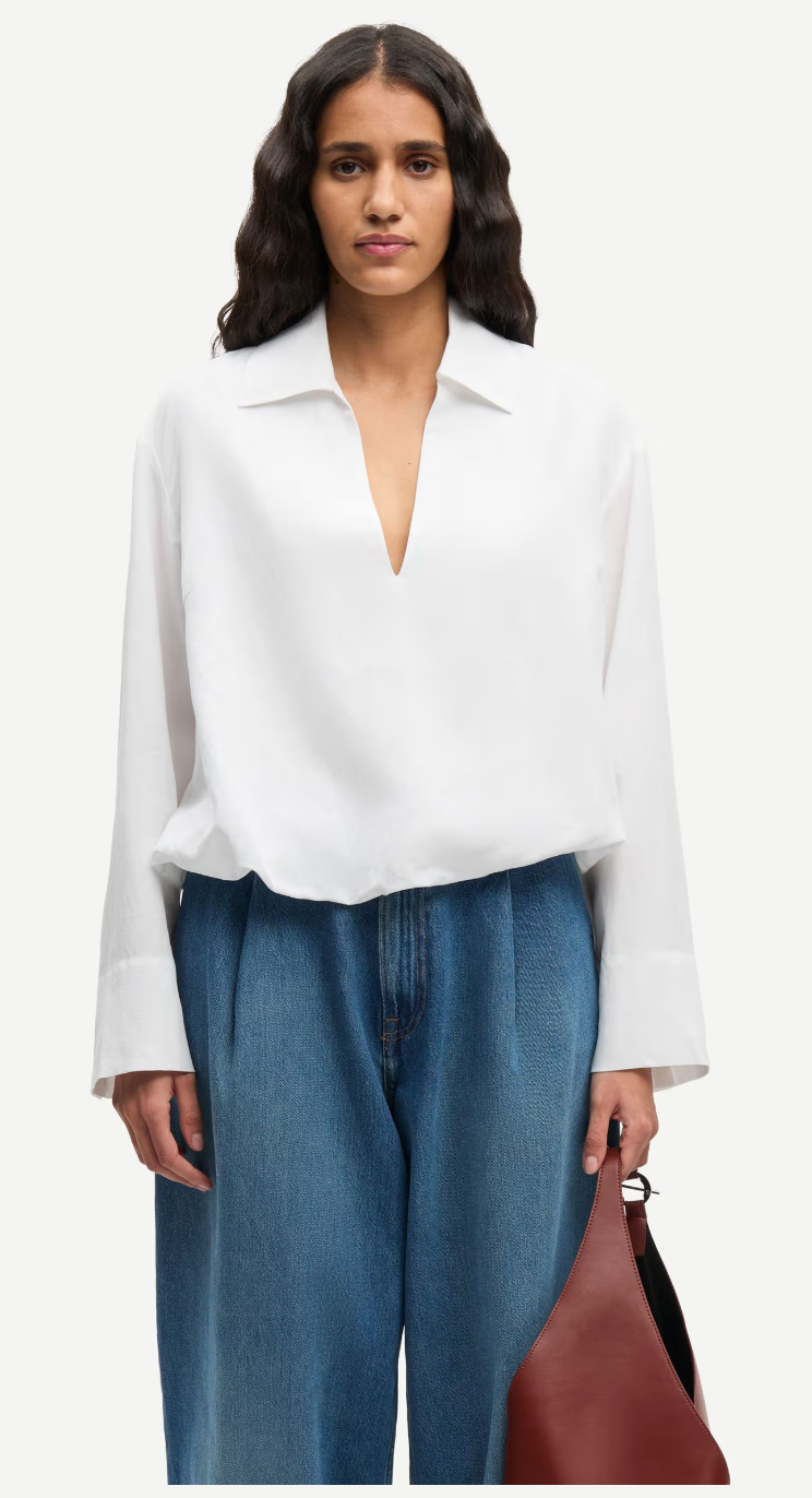 Saharper Pleat Jeans - Fluid Denim