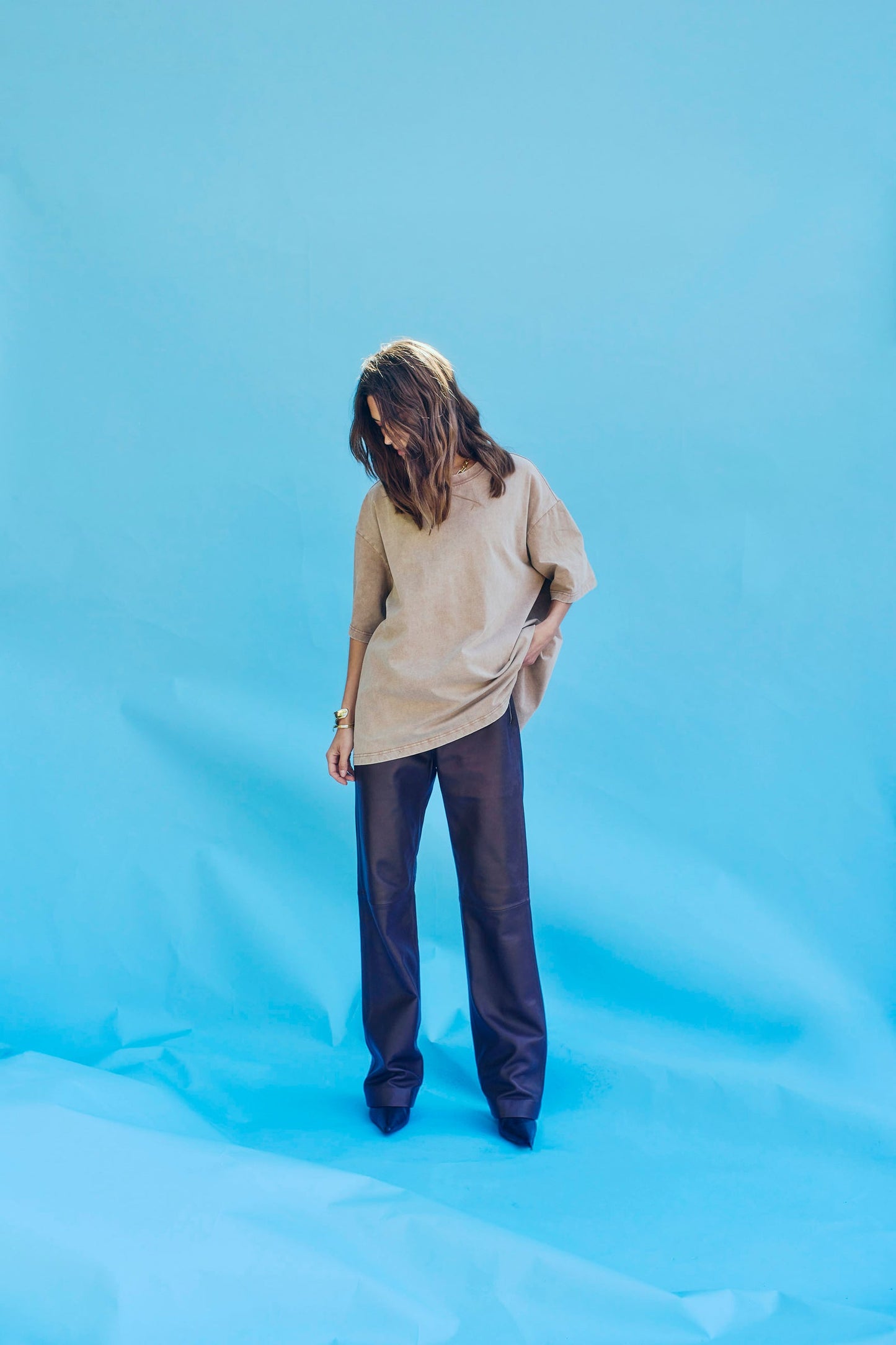 Scottie Tee - Camel Washed