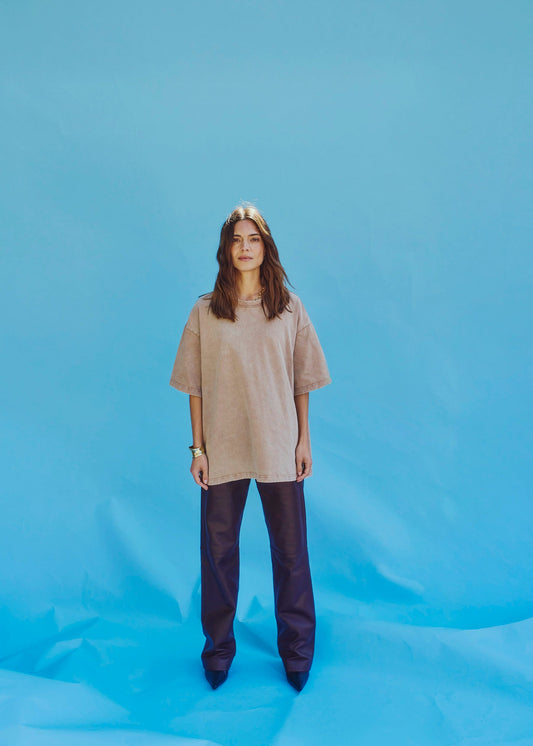 Scottie Tee - Camel Washed