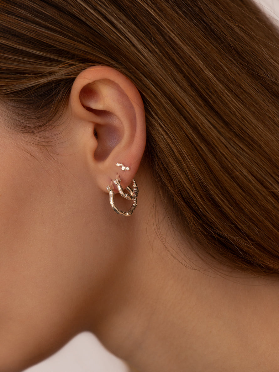 To the Moon - Earring Silver