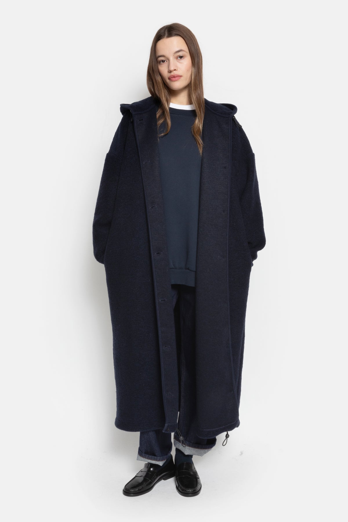 Option Long Vest - Dark Blue