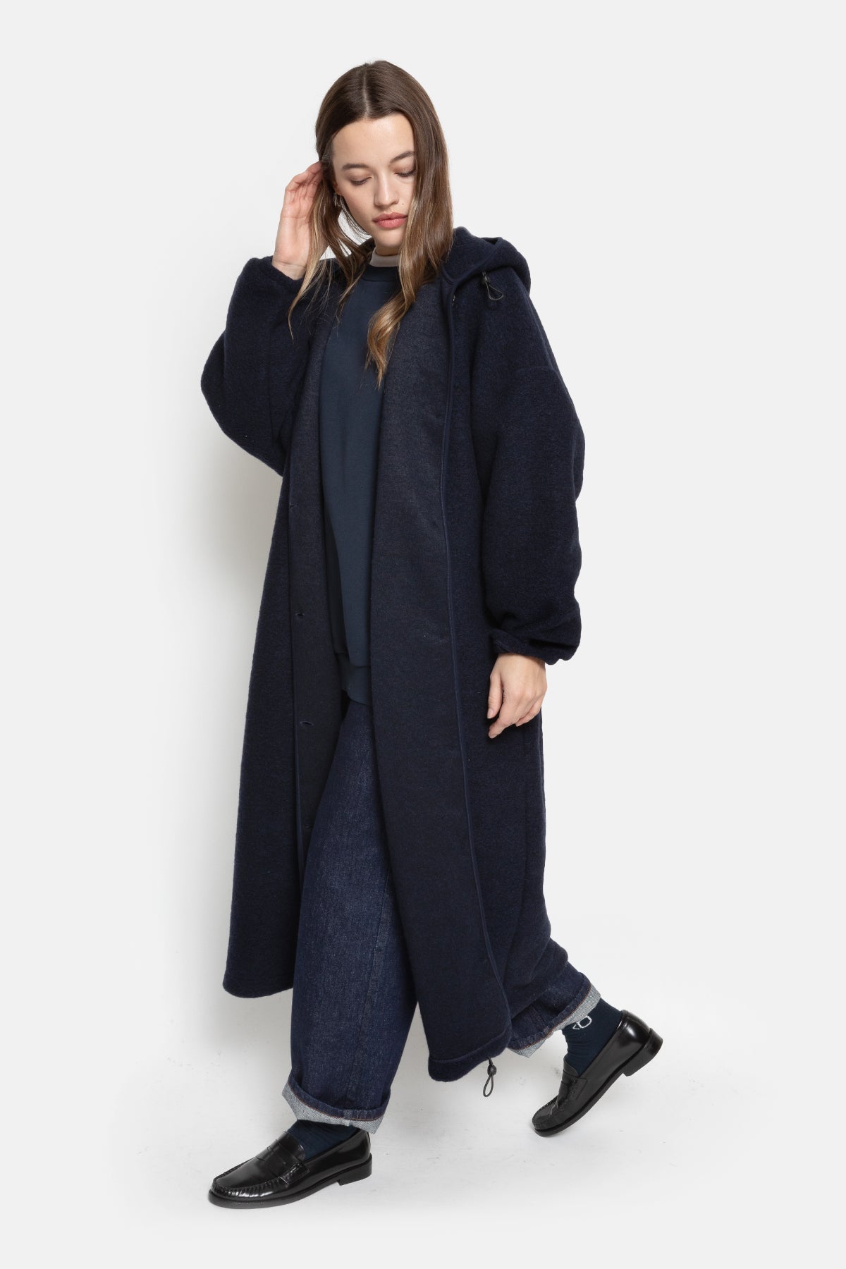 Option Long Vest - Dark Blue