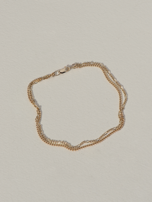 Just The Two Of Us - Bracelet Gold