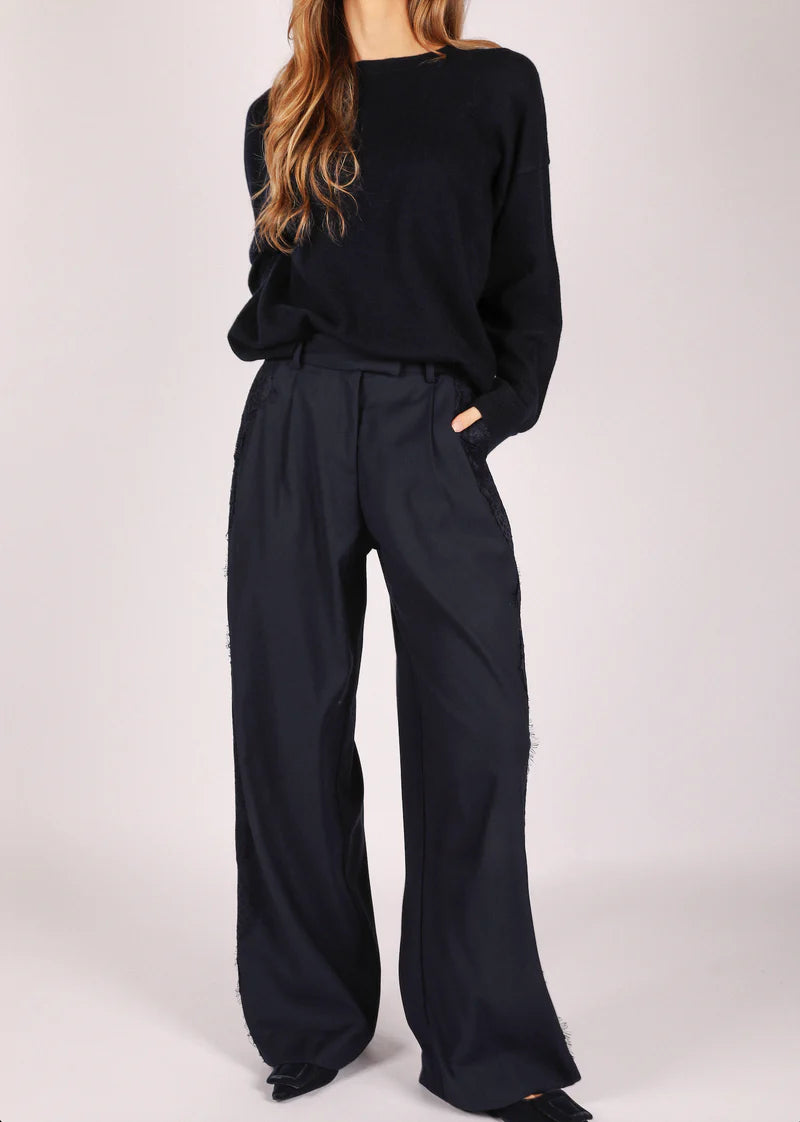 Abie Pants - Navy Blue