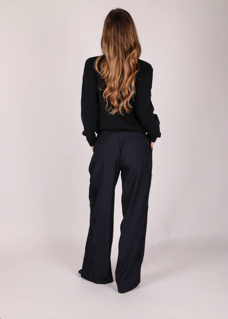 Abie Pants - Navy Blue