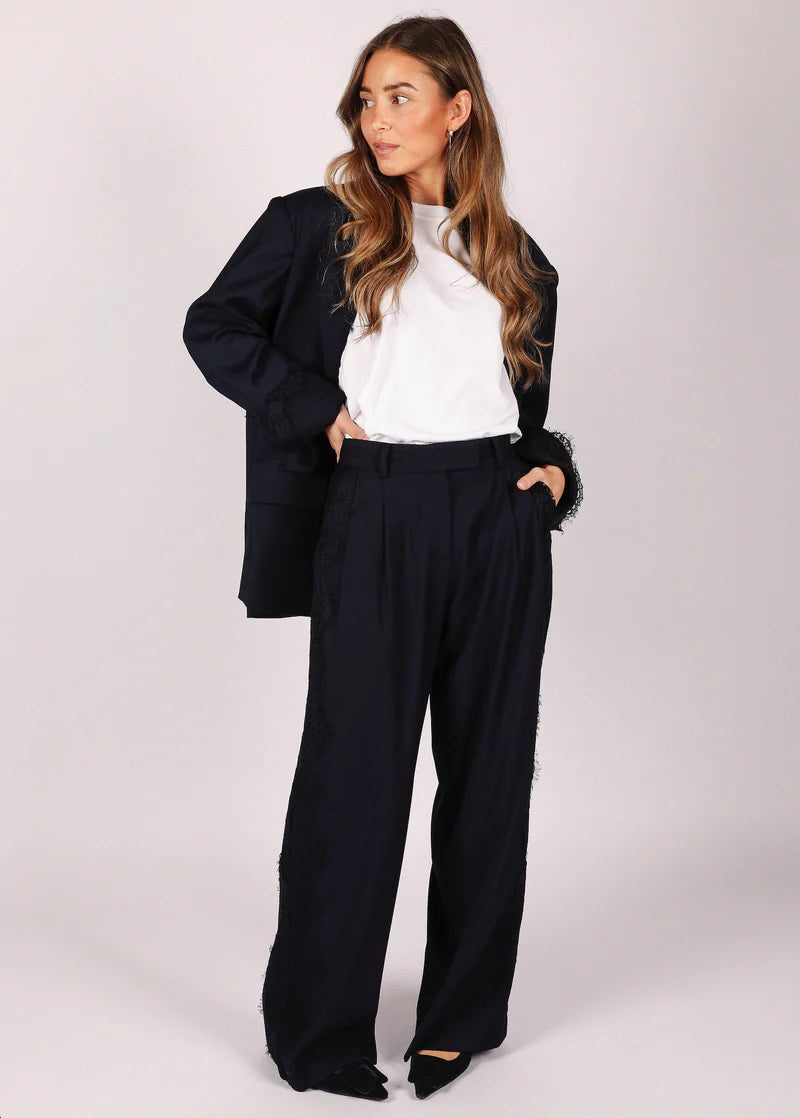 Abie Pants - Navy Blue