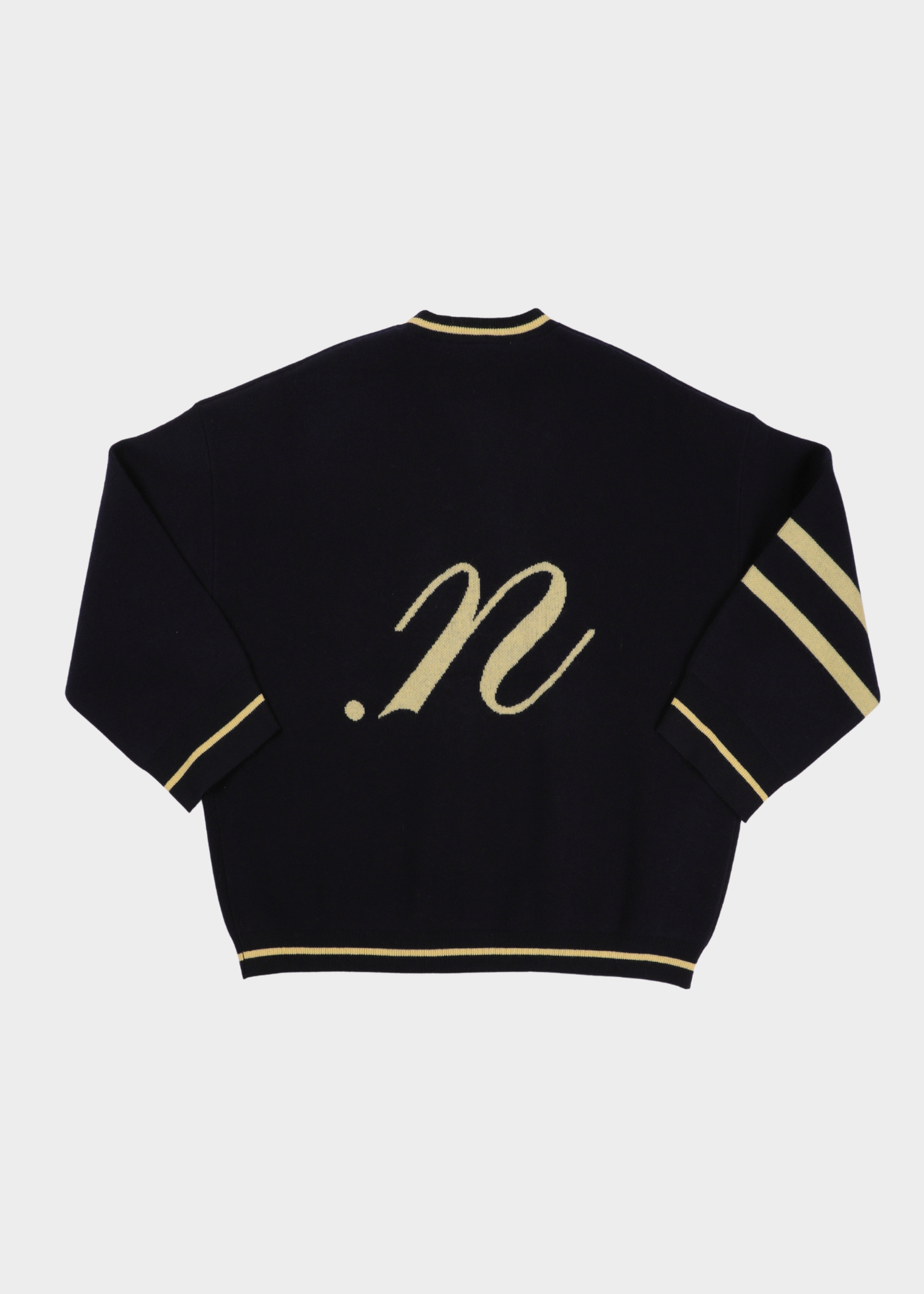 Benny Cardigan - Butter Yellow / Navy